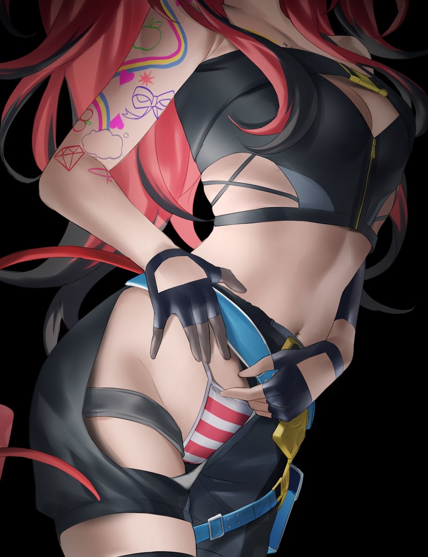 hakos baelz (hololive and 1 more) drawn by aragiken