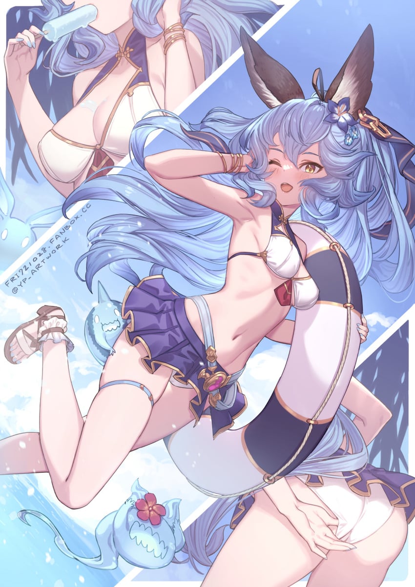 ferry, nicola, fugee, and beppo (granblue fantasy) drawn by yellowpaint.