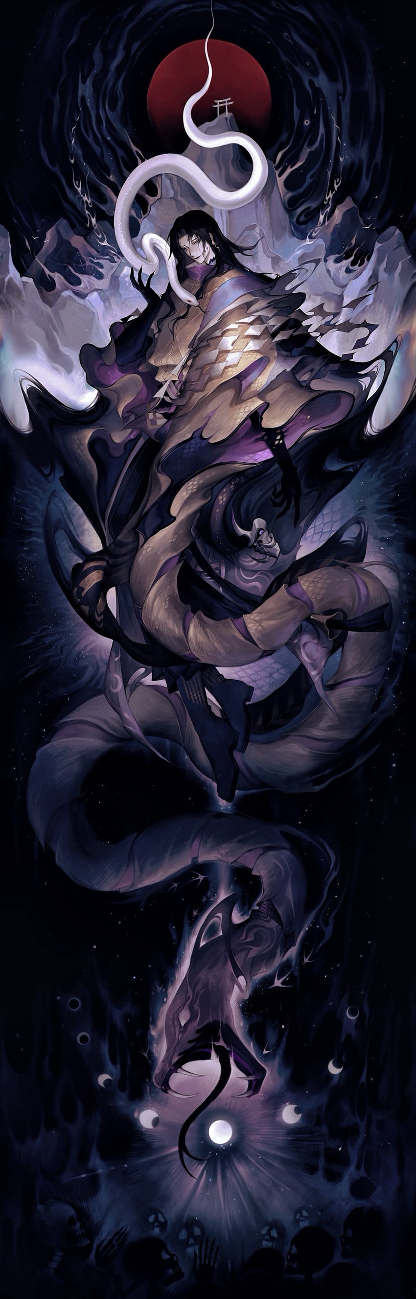 orochi (onmyoji) drawn by huli_xiaobai and user_zenn5372