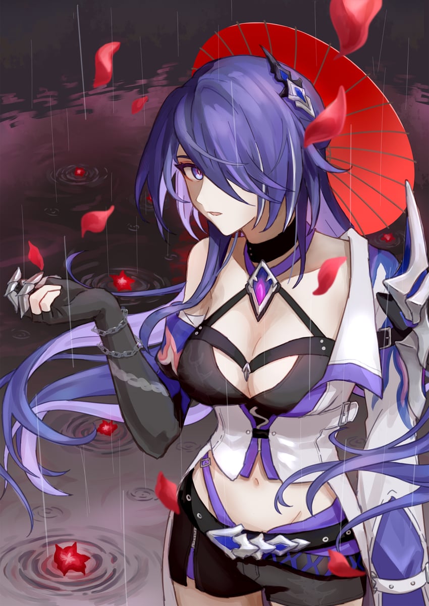 acheron (honkai and 1 more) drawn by kuron_xi
