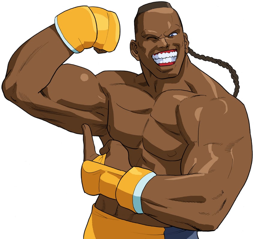 dee jay (street fighter and 1 more) drawn by bengus