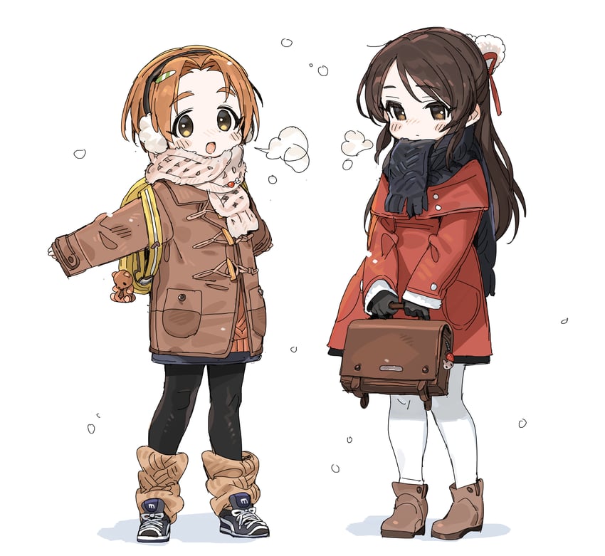 tachibana arisu and ryuzaki kaoru (idolmaster and 1 more) drawn by spawnfoxy