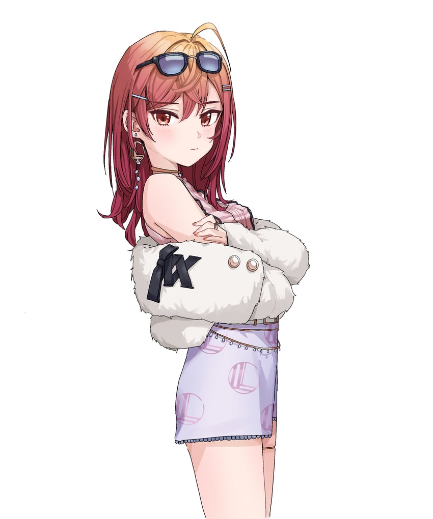 ichijou ririka (hololive and 1 more) drawn by lakudaken