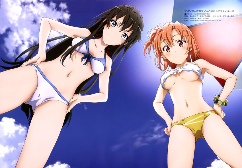yukinoshita yukino and yuigahama yui (yahari ore no seishun lovecome wa machigatteiru.) drawn by shigemoto_wakako