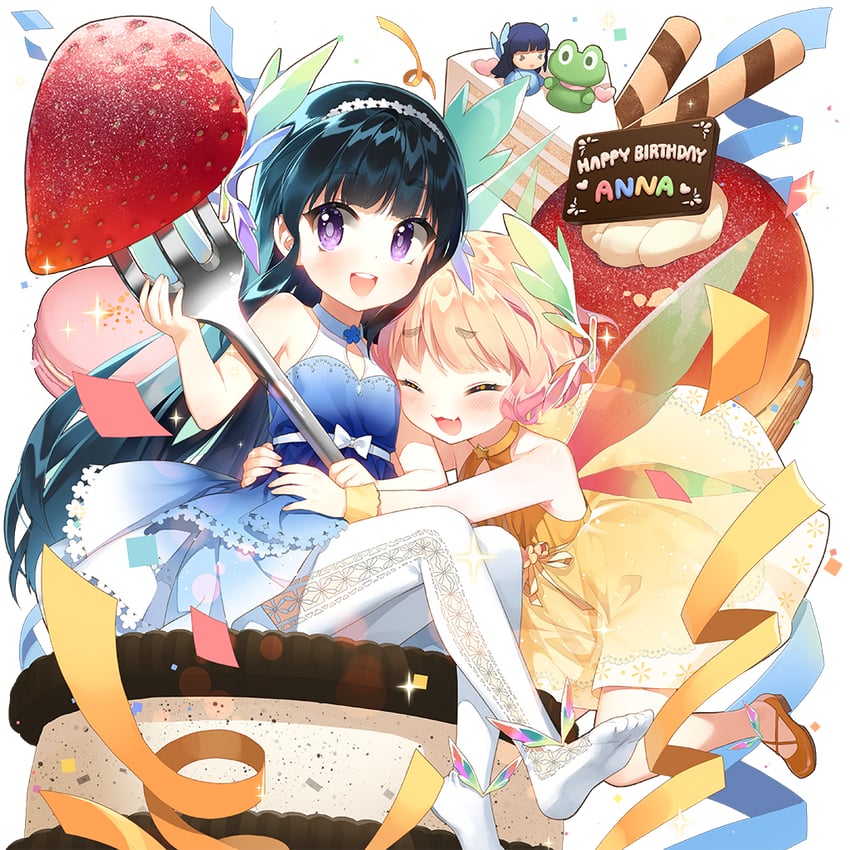 kanna and anna (uchi no hime-sama ga ichiban kawaii) drawn by salt_(salty)