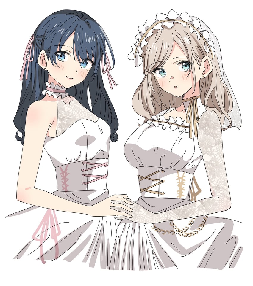 murano sayaka and ceras yanagida lilienfeld (love live! and 1 more) drawn by bien_(djpwjd1)