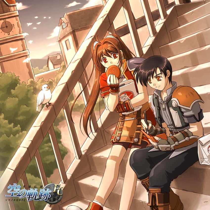 estelle bright and joshua bright (eiyuu densetsu and 1 more)