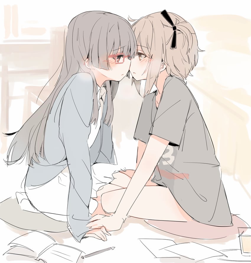 etou kanami and juujou hiyori (toji no miko) drawn by lionet0806