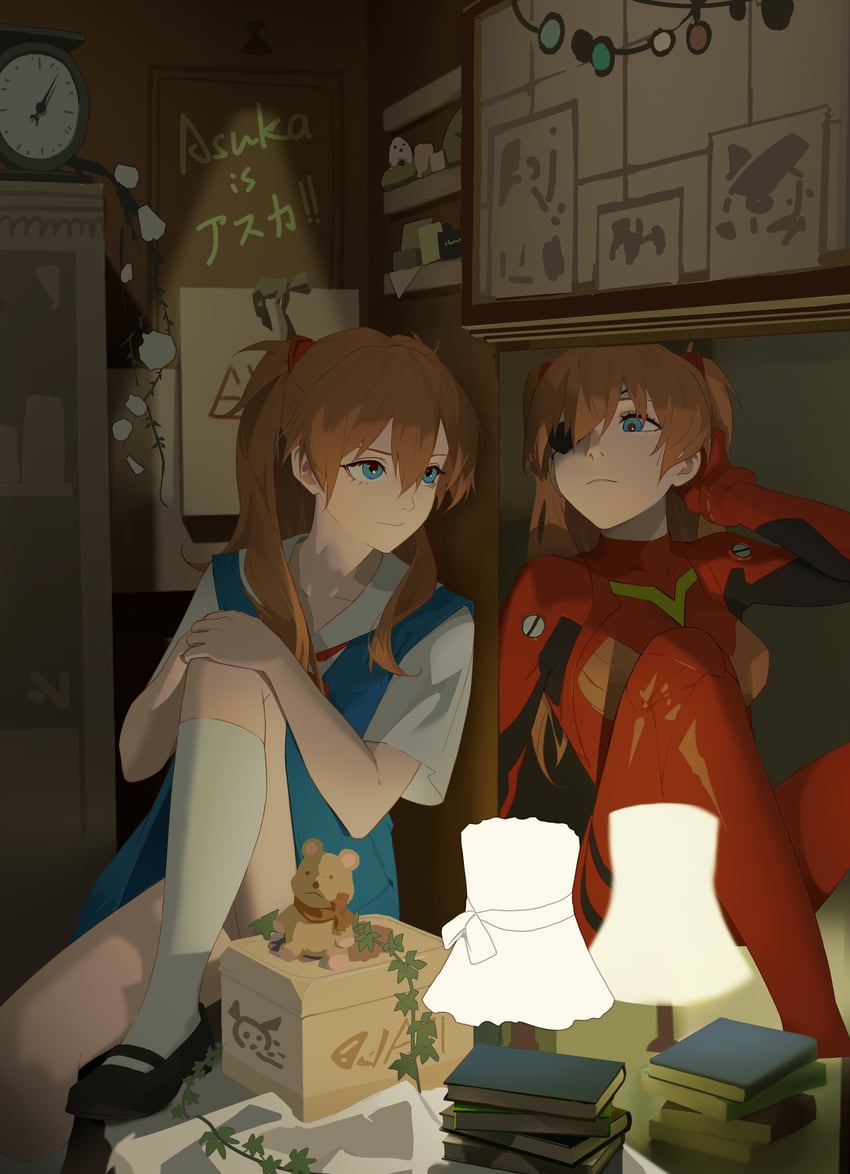 souryuu asuka langley (neon genesis evangelion and 2 more) drawn by bayun