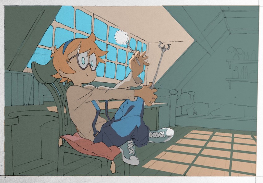 lotte jansson (little witch academia) drawn by shin'ya_(shinya234)