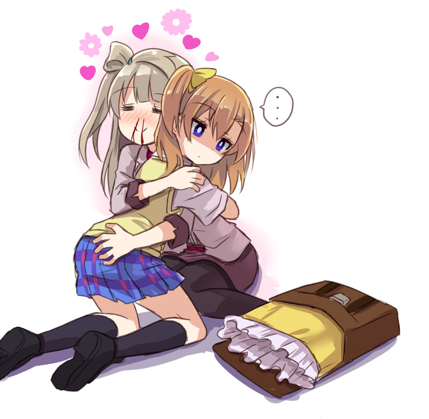 minami kotori and kosaka honoka (love live! and 1 more) drawn by shipii_(jigglypuff)
