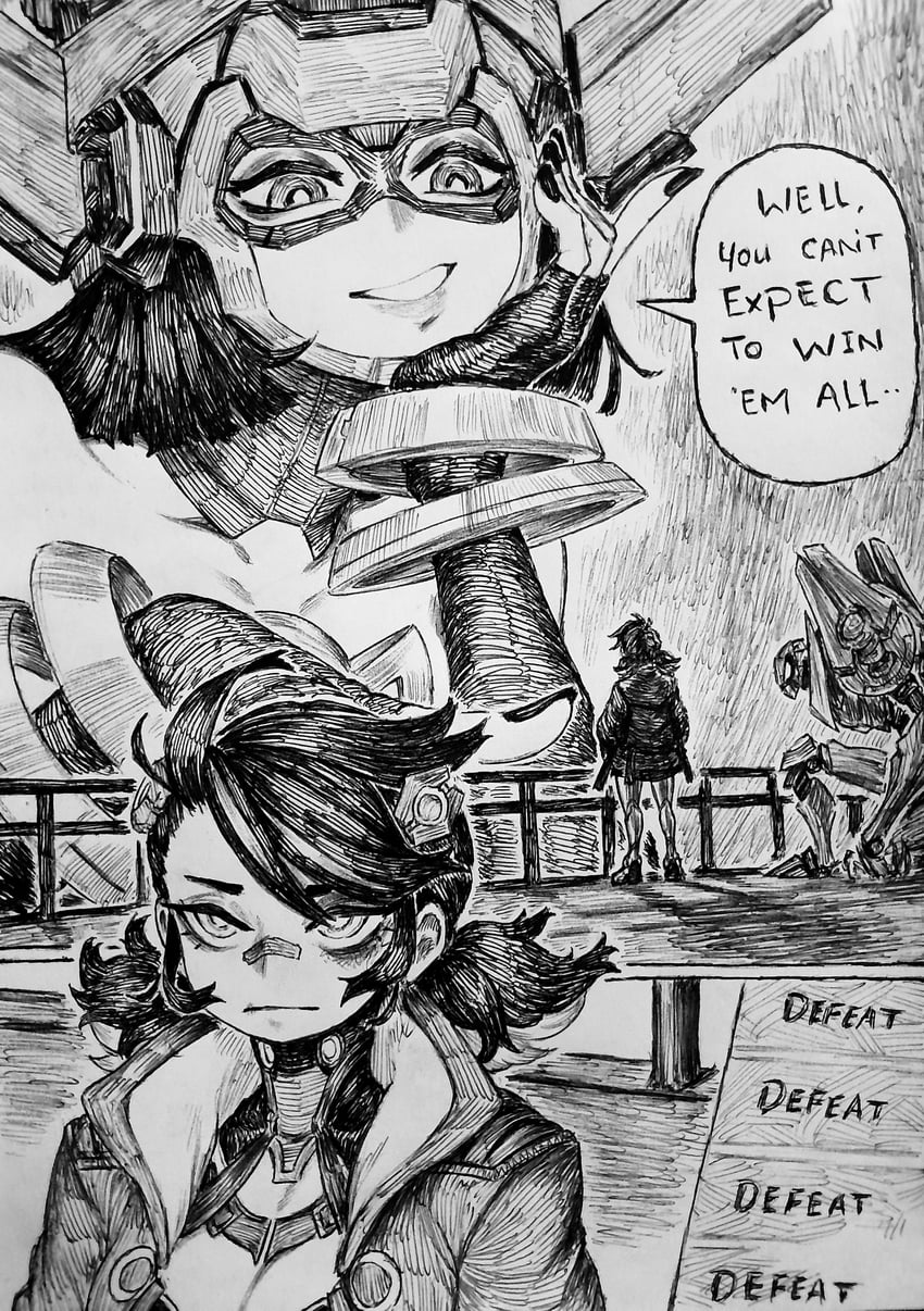 peni parker and galacta (marvel and 6 more) drawn by chronozbergh