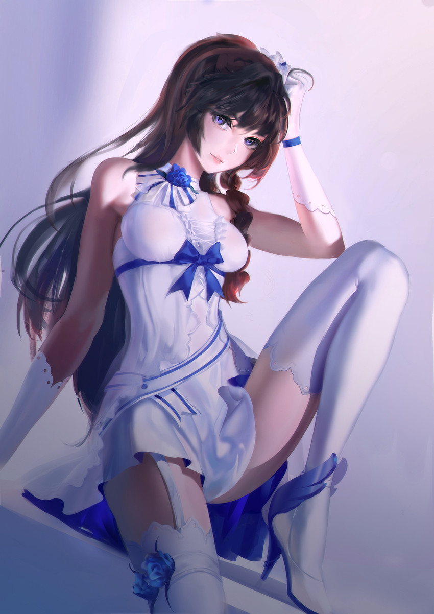 raiden mei (honkai and 1 more) drawn by rabbit_(tukenitian)