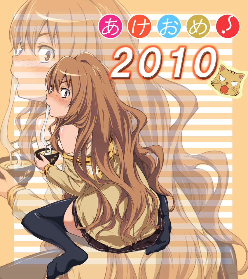 aisaka taiga and palmtop tiger (toradora!) drawn by naha78