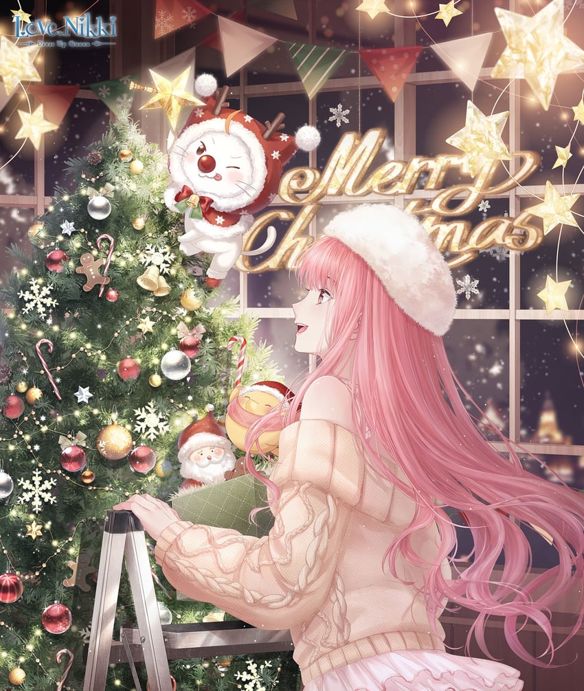 nikki, momo, winter miracle, and gifty (nikki and 1 more)