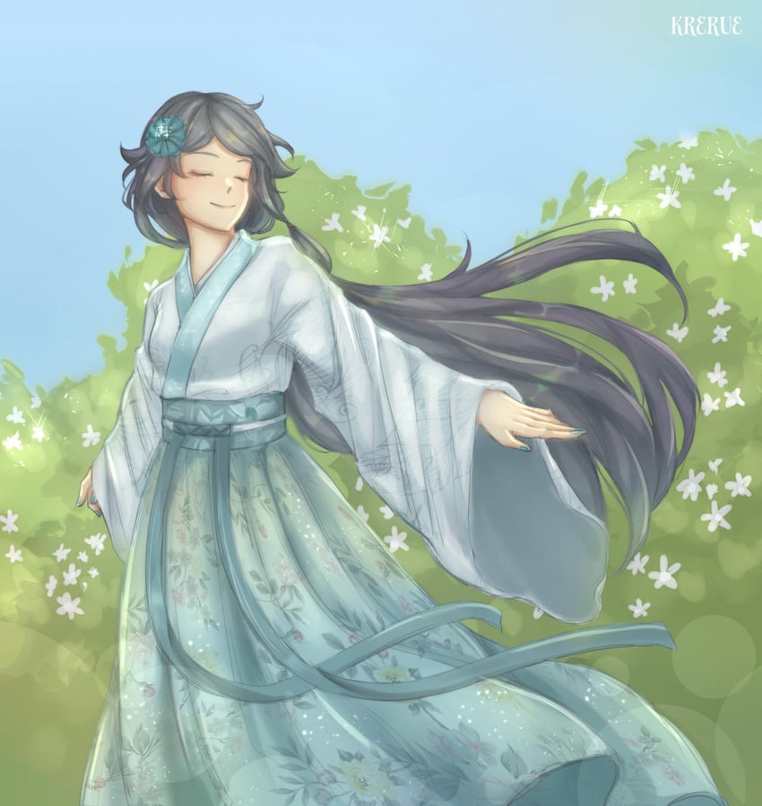 fu hua (honkai and 1 more) drawn by krerue