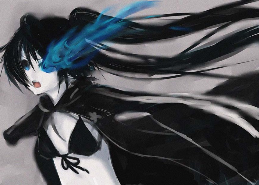 black rock shooter (black rock shooter) drawn by takarai_mitsu
