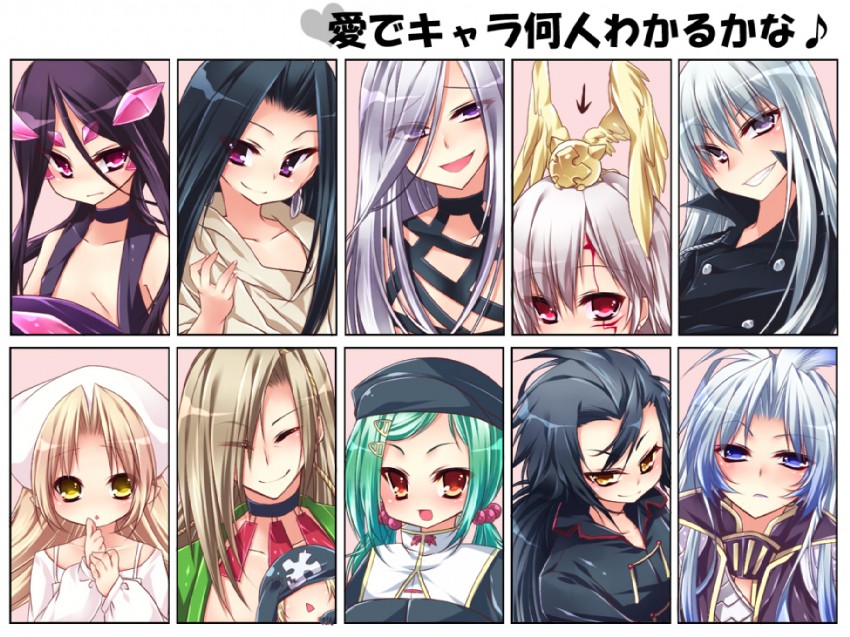 allen walker, kuja, superbi squalo, akechi mitsuhide, asakura hao, and 3 more (final fantasy and 8 more) drawn by sagami_rin