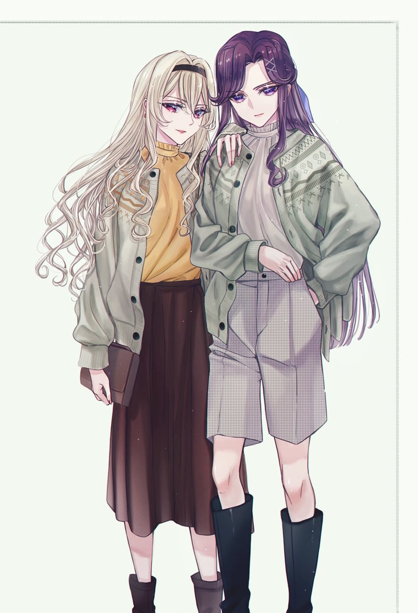 saijou claudine and tendou maya (shoujo kageki revue starlight) drawn by blackfangs