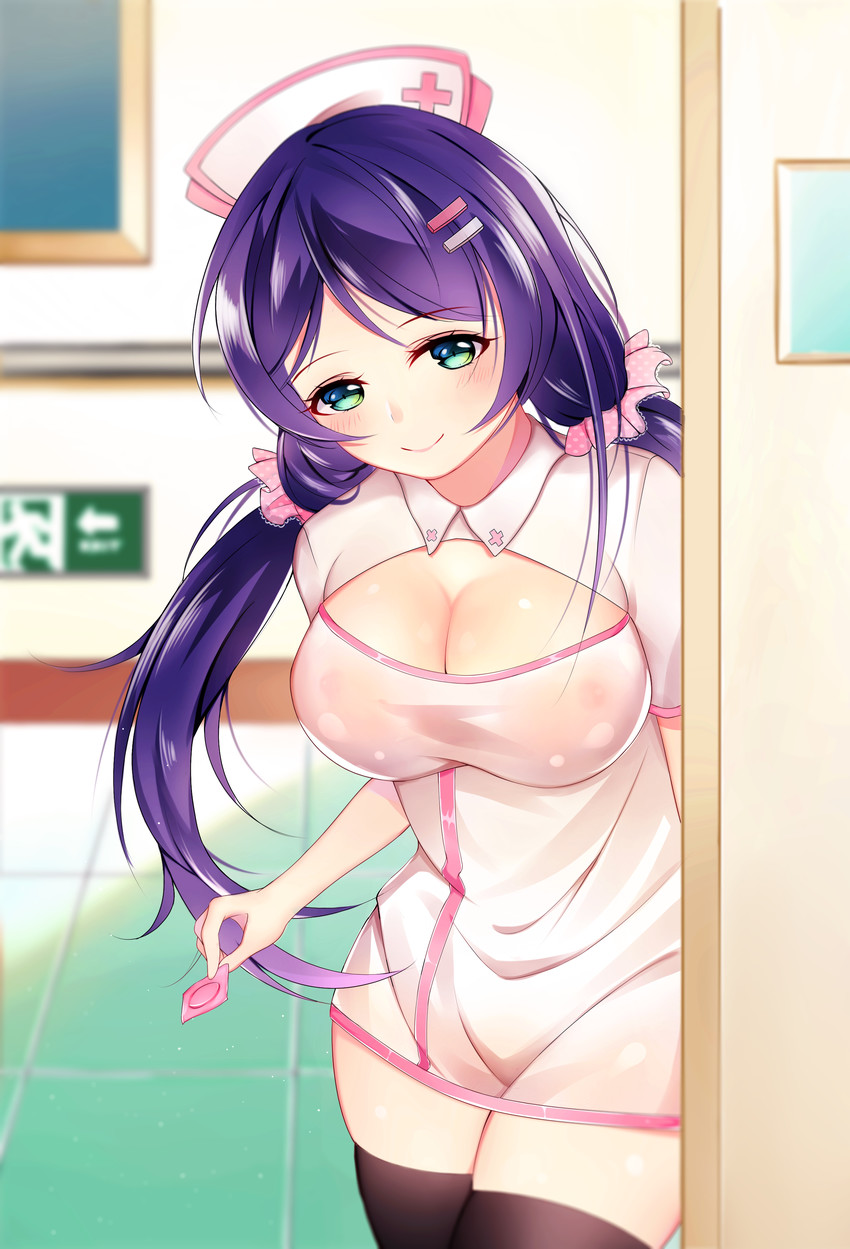 tojo nozomi (love live! and 1 more) drawn by yura_(jackrose-yura)