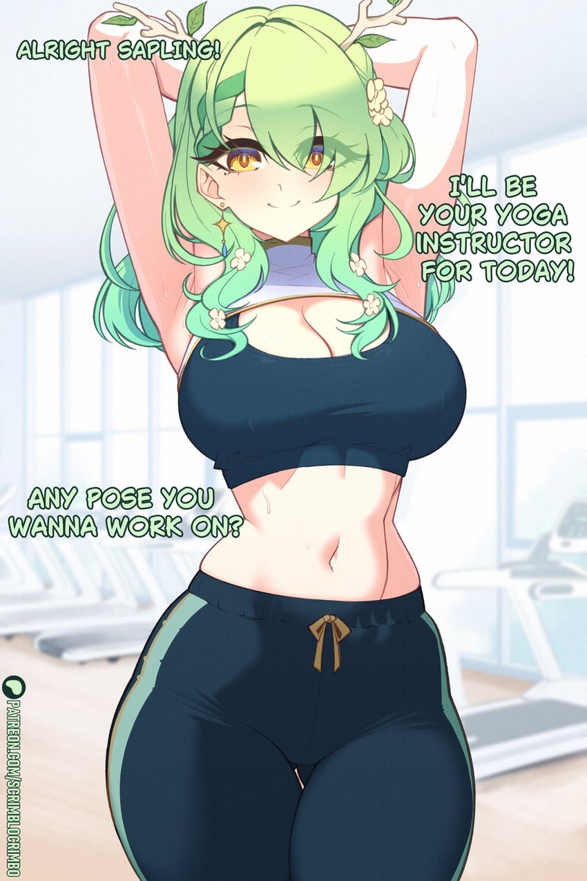 ceres fauna (hololive and 1 more) drawn by scrimblocrimbo