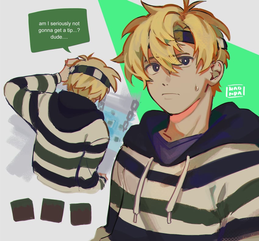 evbo (minecraft and 2 more) drawn by nao_(naonda)