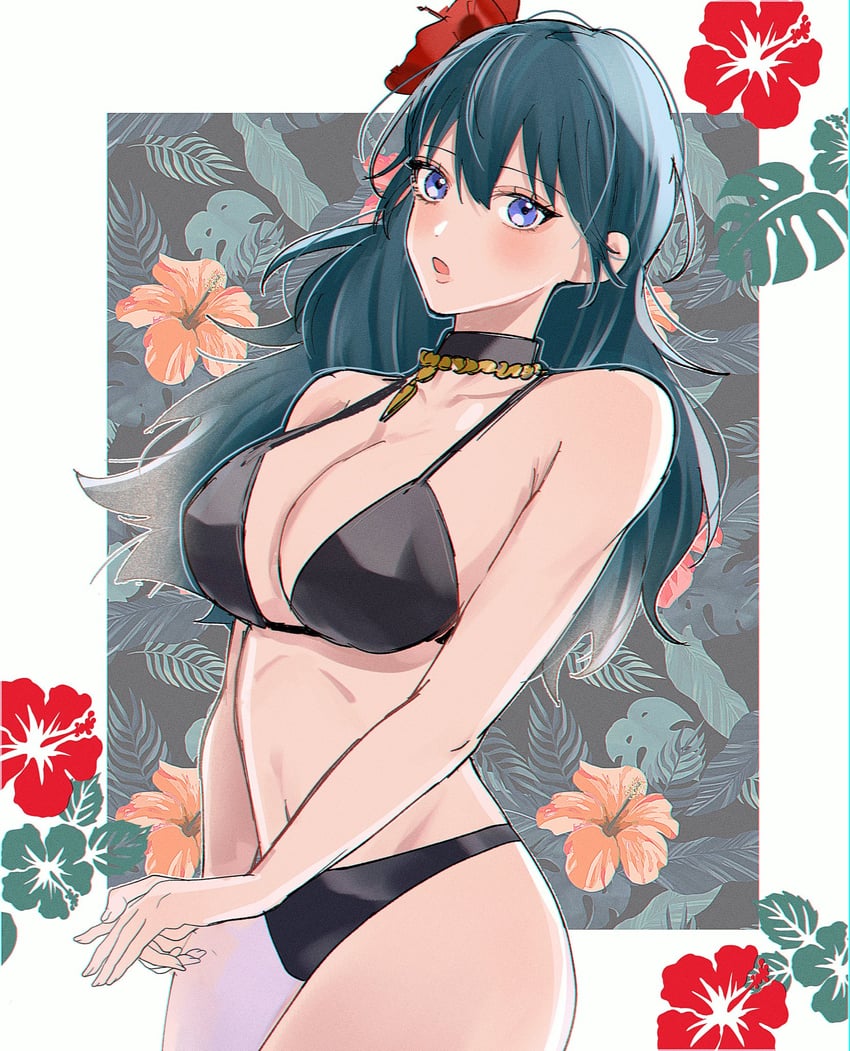 female byleth (fire emblem and 2 more) drawn by tani11a