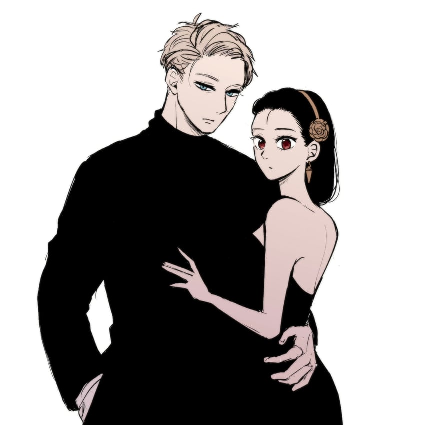 yor briar and twilight (spy x family) drawn by tori_(runrunpiia)