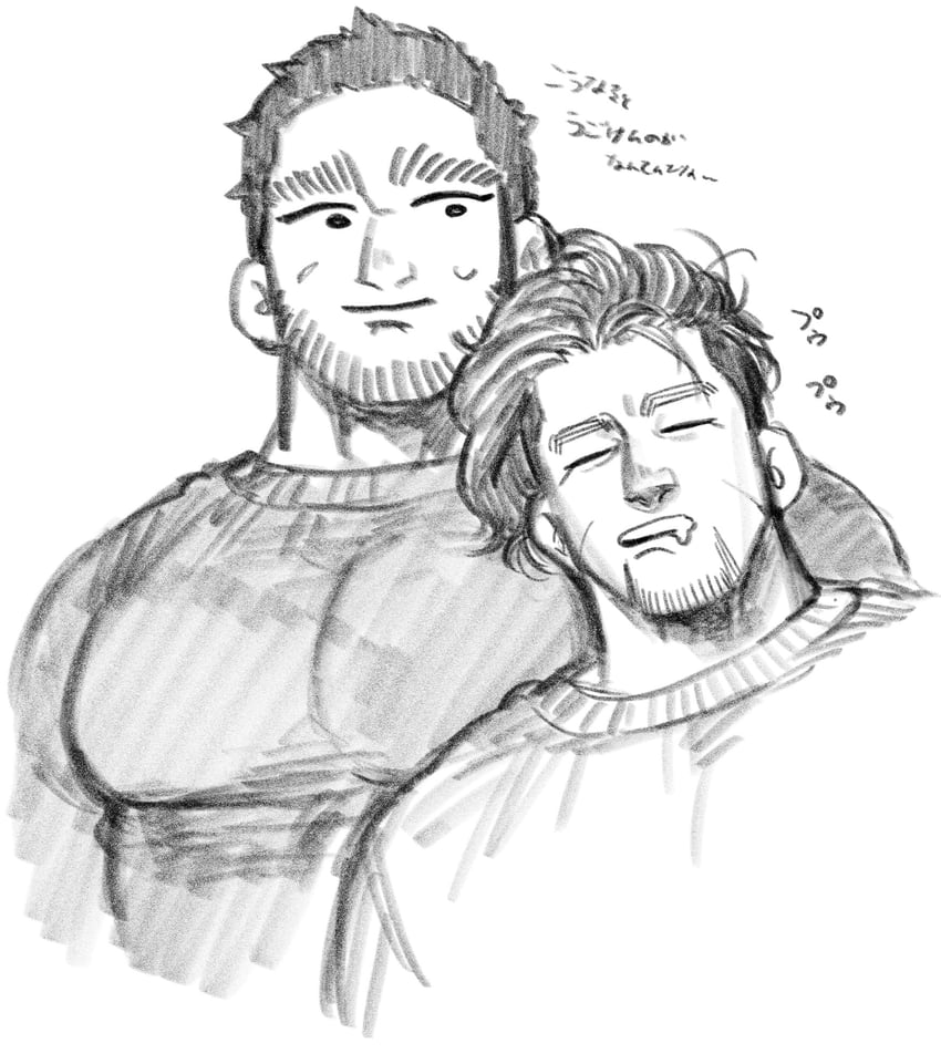ogata hyakunosuke and tanigaki genjirou (golden kamuy) drawn by kasuke_(li_tgknk)