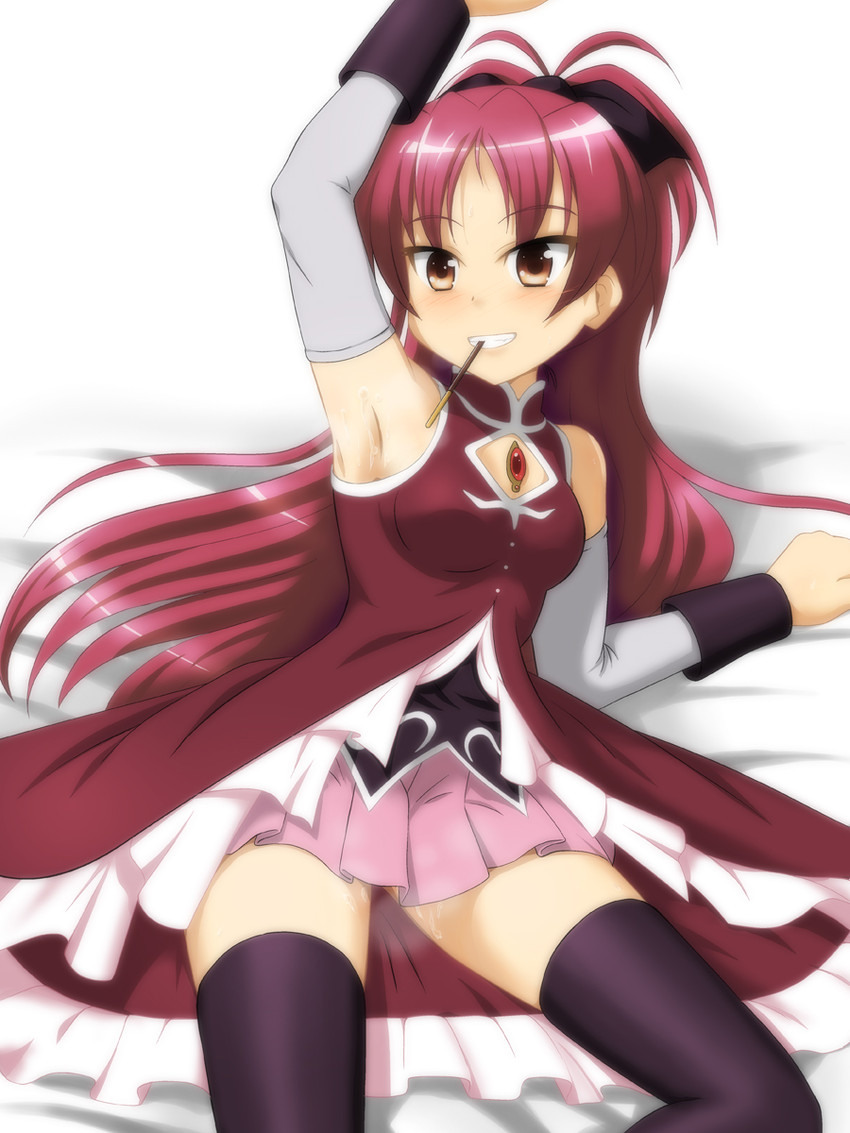 sakura kyoko (mahou shoujo madoka magica) drawn by hiraizumi_(mugenkidousha)