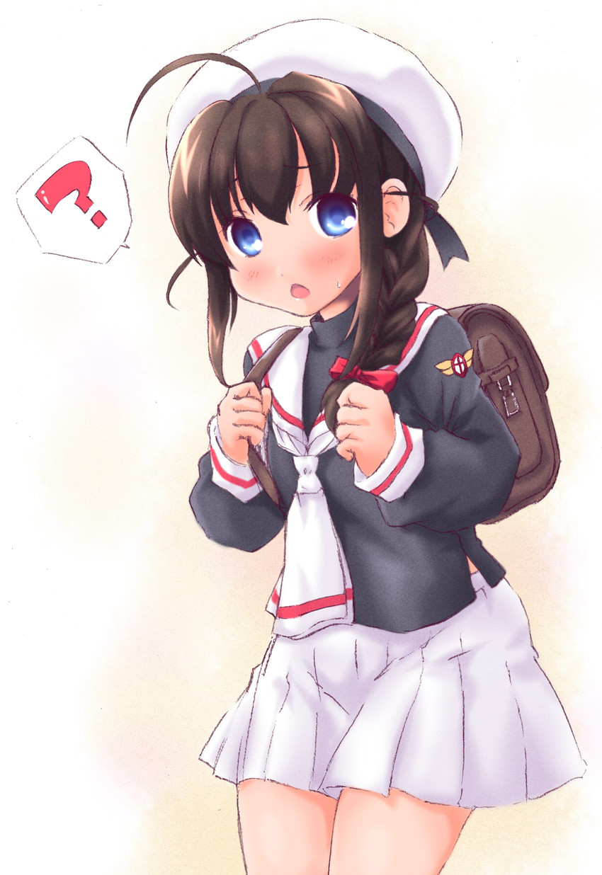 shigure and kinomoto sakura (kantai collection and 1 more) drawn by kanon_(kurogane_knights)