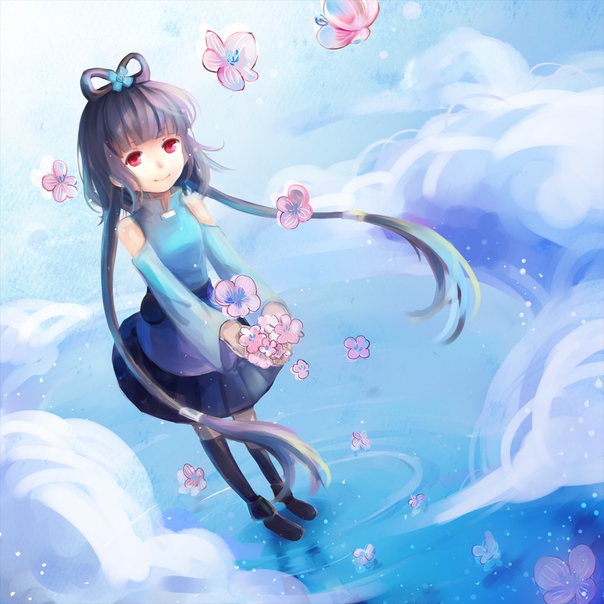 luo tianyi (vocaloid and 1 more) drawn by rue_(wyha666)