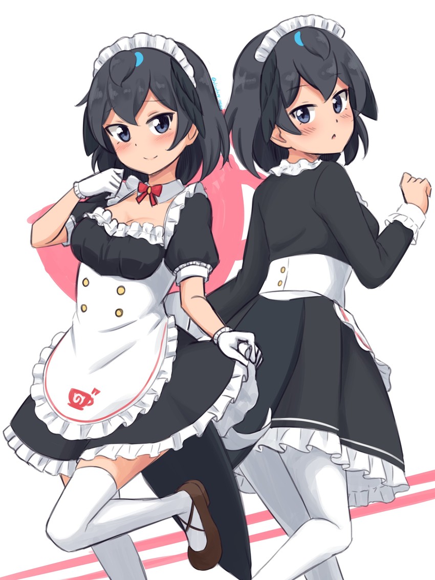 superb bird-of-paradise (kemono friends and 1 more) drawn by shiraha_maru