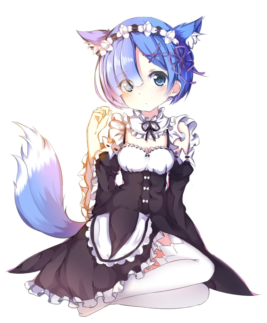 rem (re:zero kara hajimeru isekai seikatsu) drawn by eiba