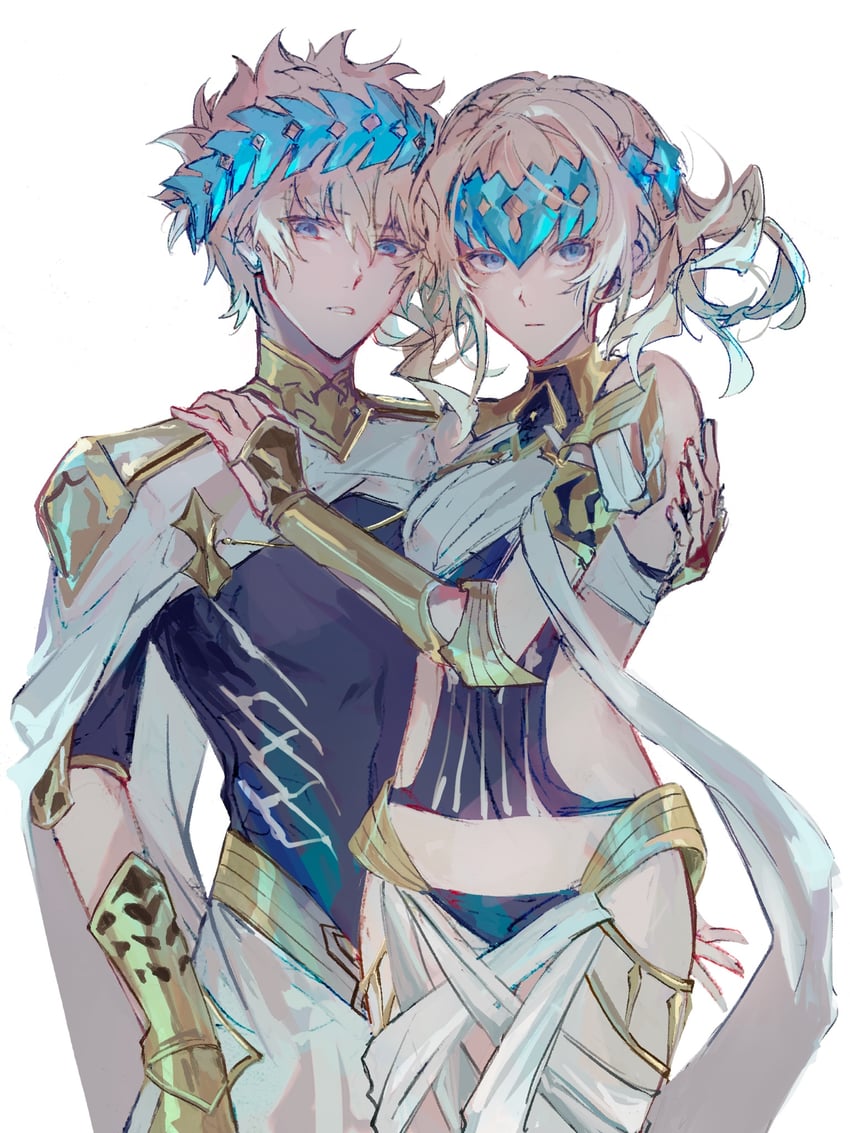 pollux and castor (fate and 1 more) drawn by zon_(znzn)