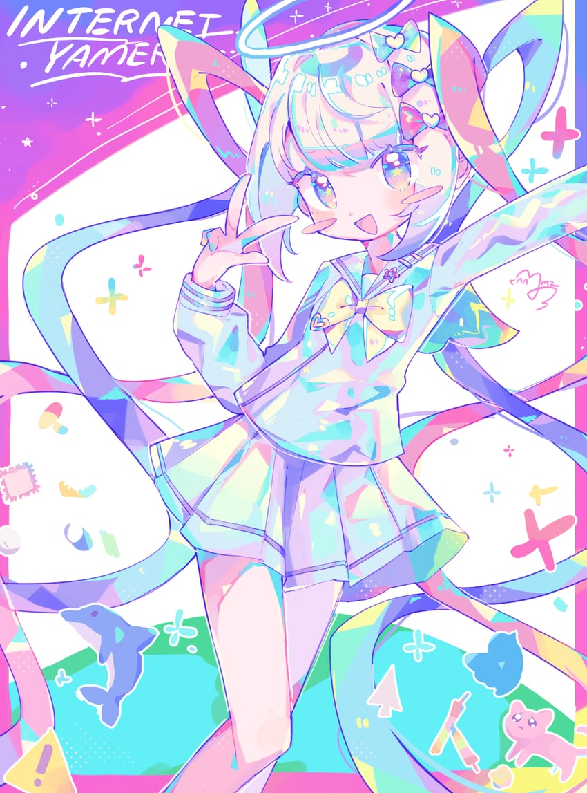 chouzetsusaikawa tenshi-chan (needy girl overdose) drawn by sushiuma_m