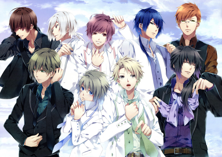 natsuhiko azuma, kakeru yuiga, itsuki kagami, akito shukuri, masamune tooya, and 4 more (norn9)