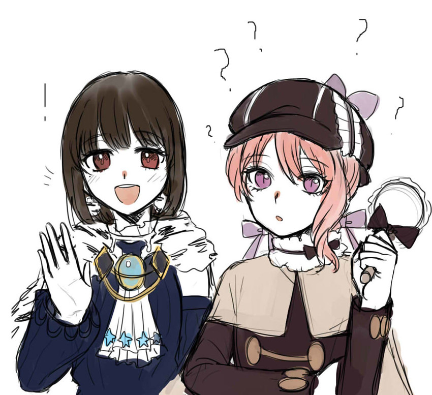 lapis lazuline and detec bell (mahou shoujo ikusei keikaku and 1 more) drawn by kuya_(hey36253625)