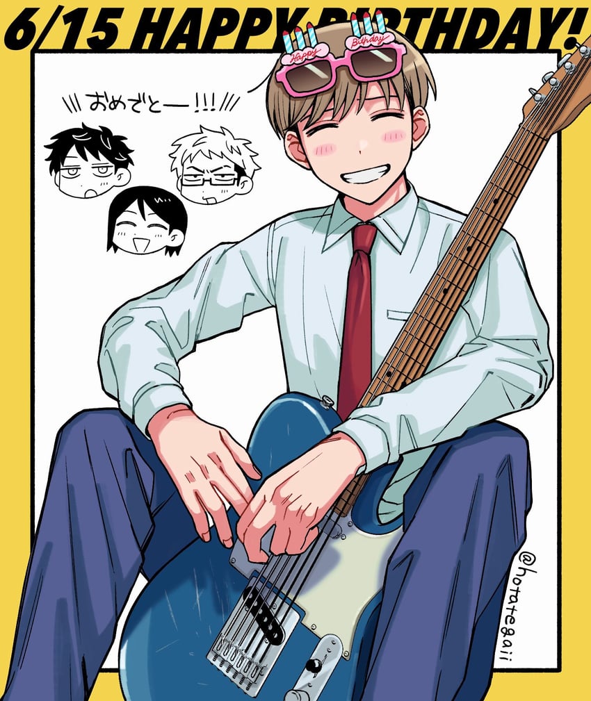 takami kouki, mizuo haruichi, taguchi ryuuya, and tohno gen (futsuu no keion-bu) drawn by hotategaii
