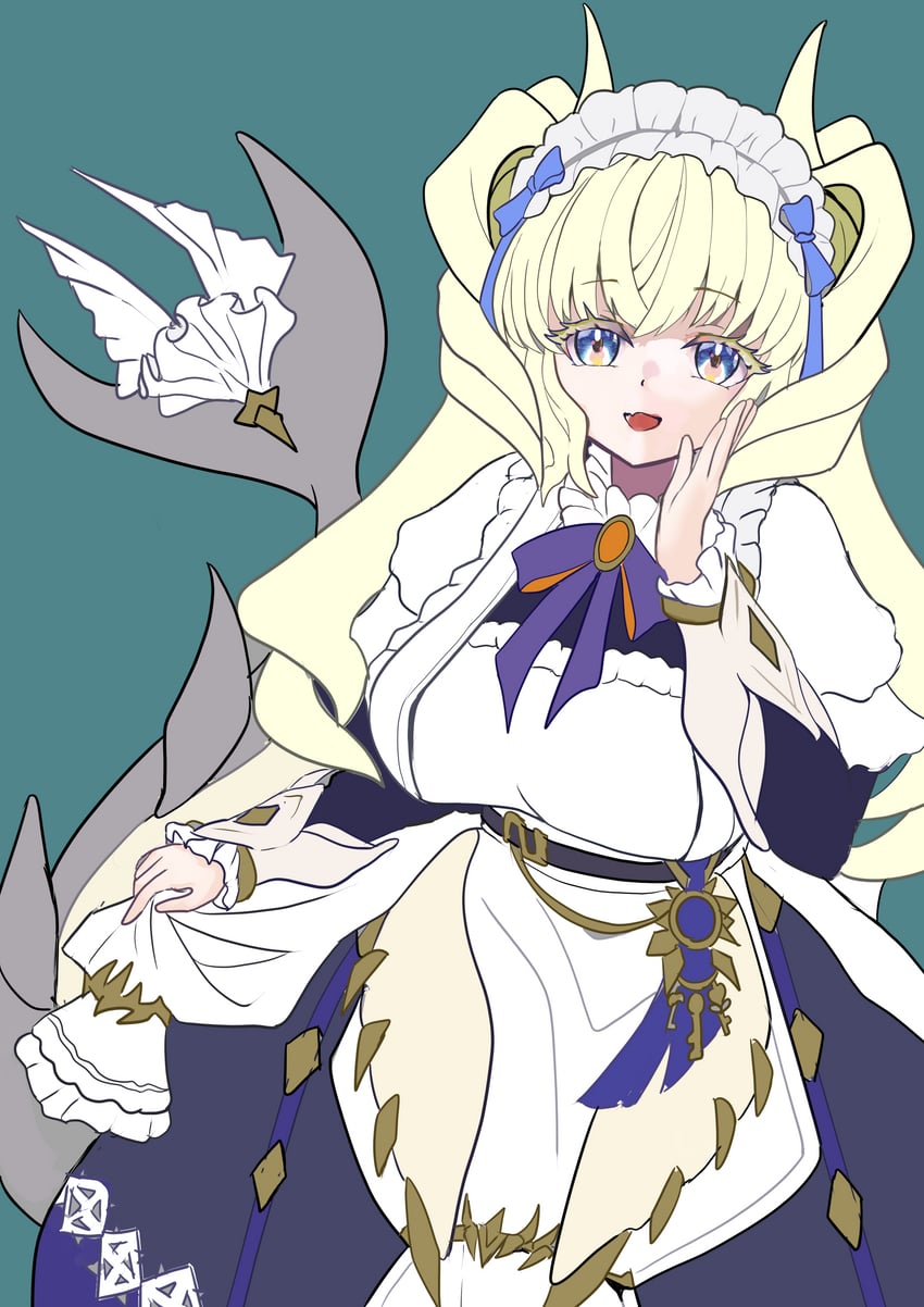 lattice dragonmaid (yu-gi-oh!) drawn by xzon_(chai_z)