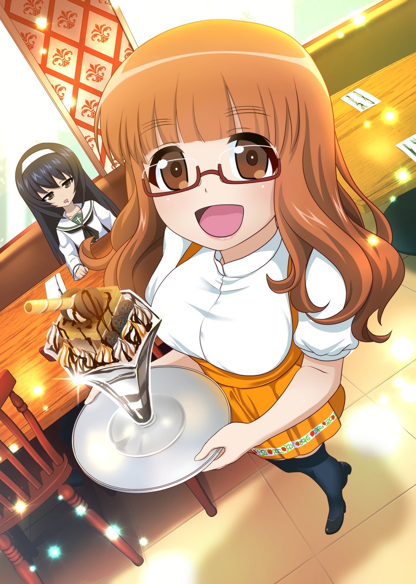 takebe saori and reizei mako (girls und panzer) drawn by shiina_excel