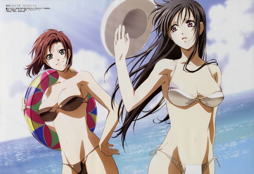 tsujimoto natsumi and kobayakawa miyuki (megami magazine and 1 more) drawn by nakajima_atsuko