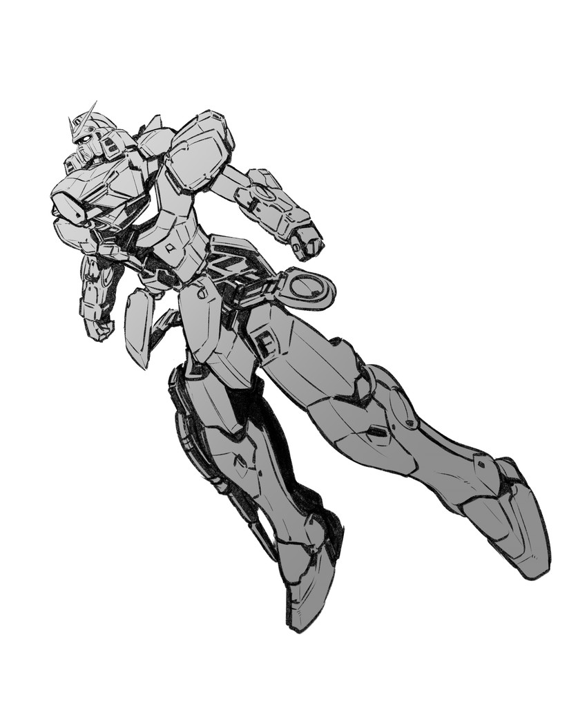 v gundam (gundam and 1 more) drawn by kato_takuji