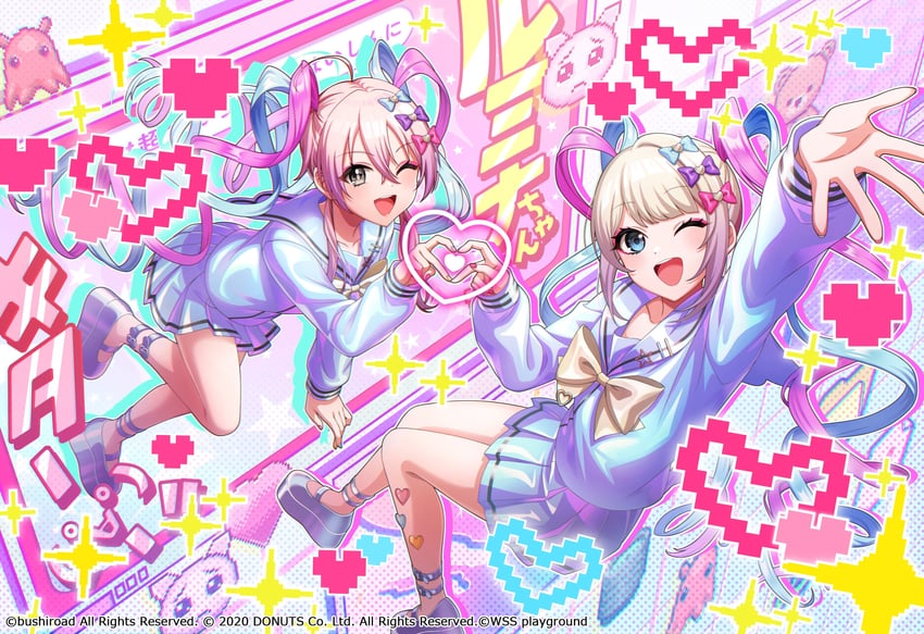 chouzetsusaikawa tenshi-chan, pien cat, and ichihoshi lumina (needy girl overdose and 1 more)