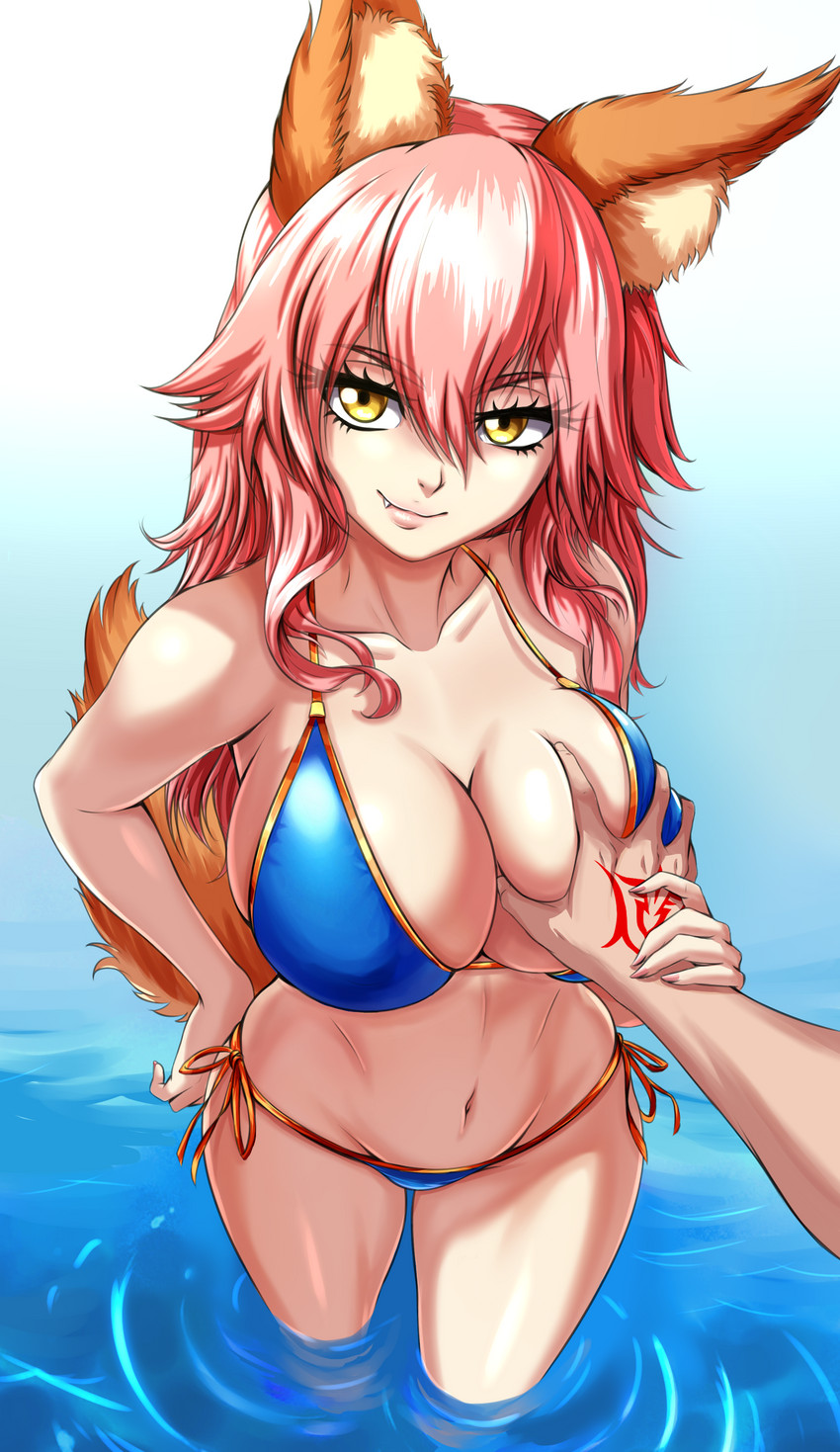 tamamo and tamamo no mae (fate and 1 more) drawn by zantyarz