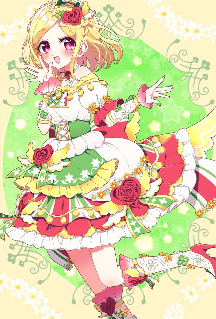 midorikaze fuwari (pretty series and 1 more) drawn by marueri