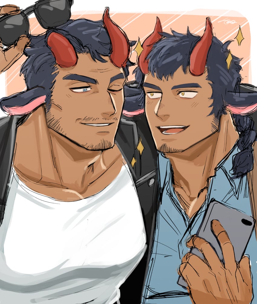 nick holt and james holt (all saints street) drawn by harada_(basashi)