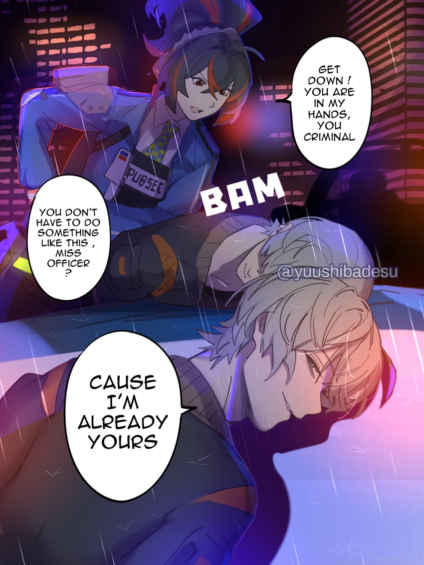 wise and zhu yuan (zenless zone zero) drawn by yuushiba