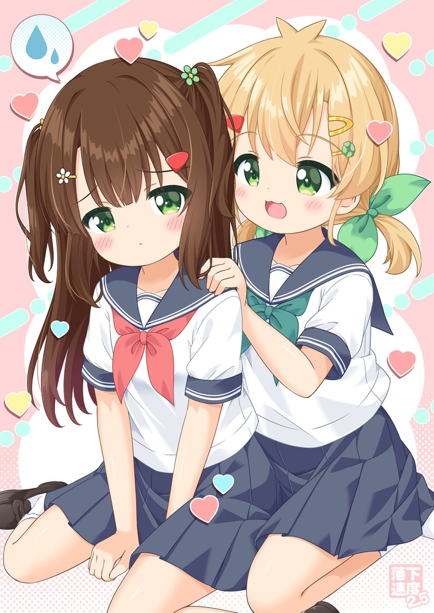 hao and kaorin (original) drawn by pila-pela