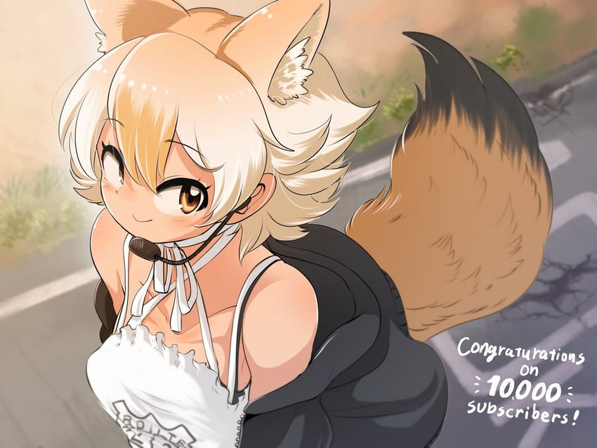 coyote (kemono friends and 1 more) drawn by mcgunngu